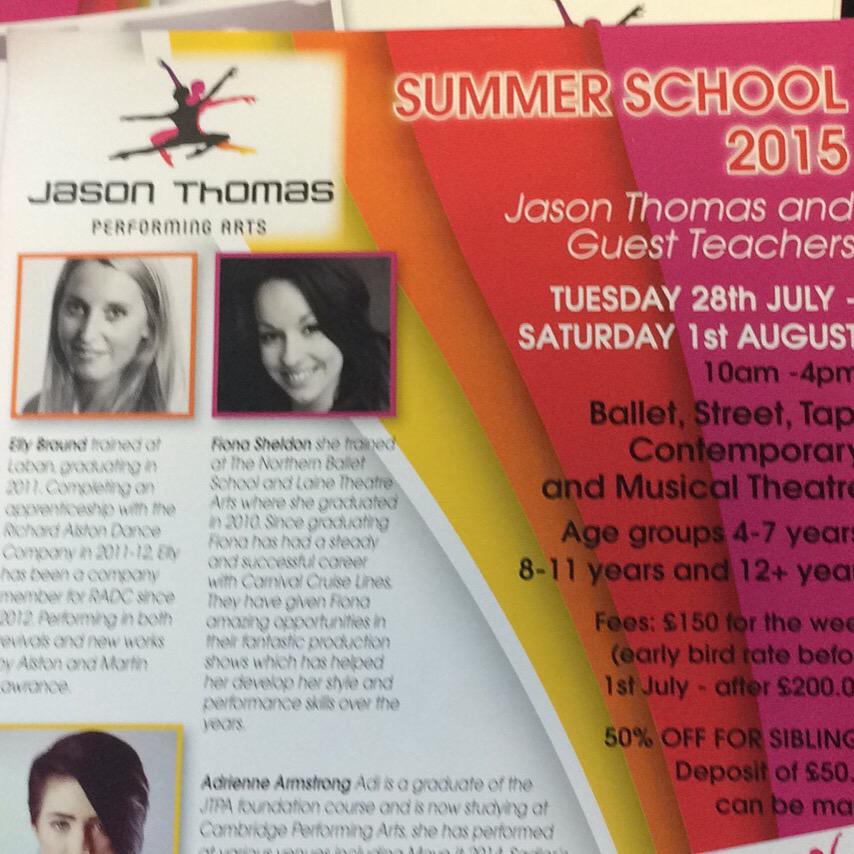 CornwallCasting's tweet photo. There are a few places on the @jasonthomasdanc summer school. Professional dancers still working in the in industry http://t.co/1WcESImTbe