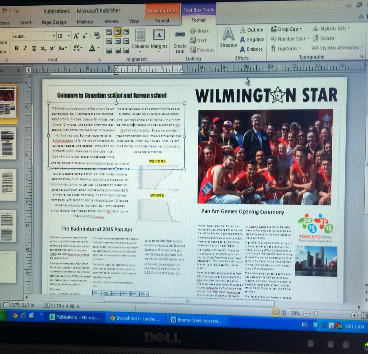 The Wilmington Star is ready to go to print! <a href="/TDSB_ConEd/">TDSB Continuing Education Department</a> <a href="/kgfalcon/">Karen Falconer</a> <a href="/tdsb/">Toronto District School Board</a> #summer #learning