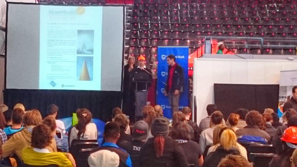 Cloudbuild's tweet image. @WesselsZack Doing the lucky draw at Bloembuild 2015. #Bloembuild #Cloudbuild #Bloemfontein #Architecture