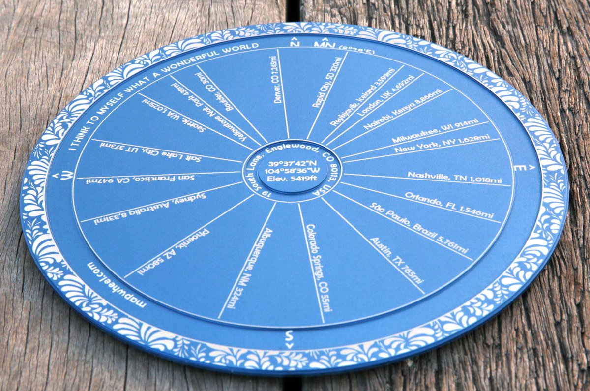 Really stoked to see our MapWheel project launch on Kickstarter today kck.st/1HWQmS7. Penny for your thoughts