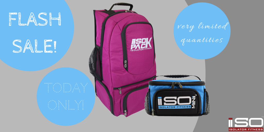 Isolatorfitness's tweet photo. FINAL 💥#FLASHSALE💥 OF THE WEEK! Discounts on select #Isopack and #Isomini bags! EXTREMELY limited quantities! http://t.co/zzUdZvQowF