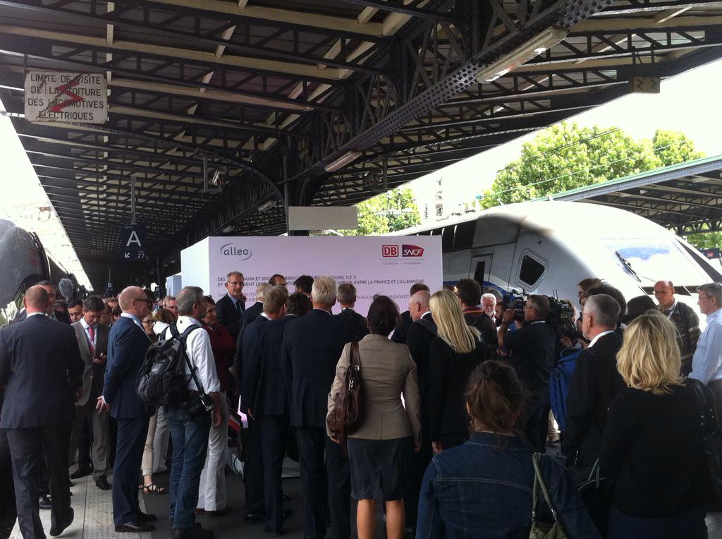 Organisation de la signature de l'accord de coopération#SNCF#Deutsche Bahn#