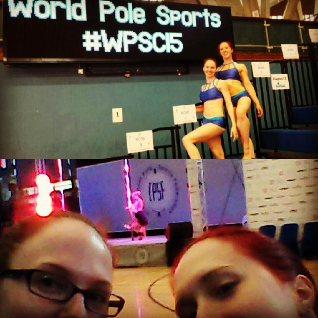 Heatherariel90's tweet photo. Rehearsals for #wpsc15 done wearing our blue kisser sets from @Backbone_Pole #poledoubles #TeamGB #teamwalker http://t.co/TVX2T8Oz9L