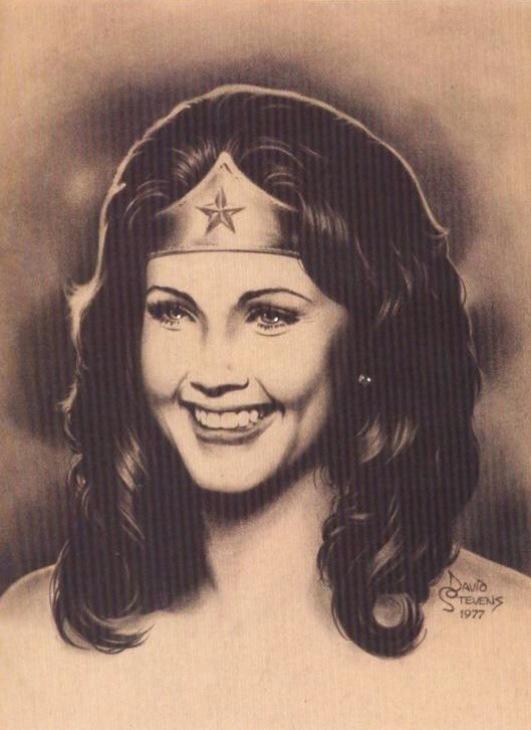 Happy birthday Lynda Carter art by Dave Stevens 