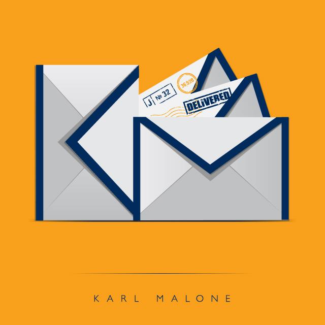 A custom logo & a very Happy Birthday to \"The Mailman\" Karl Malone!!    