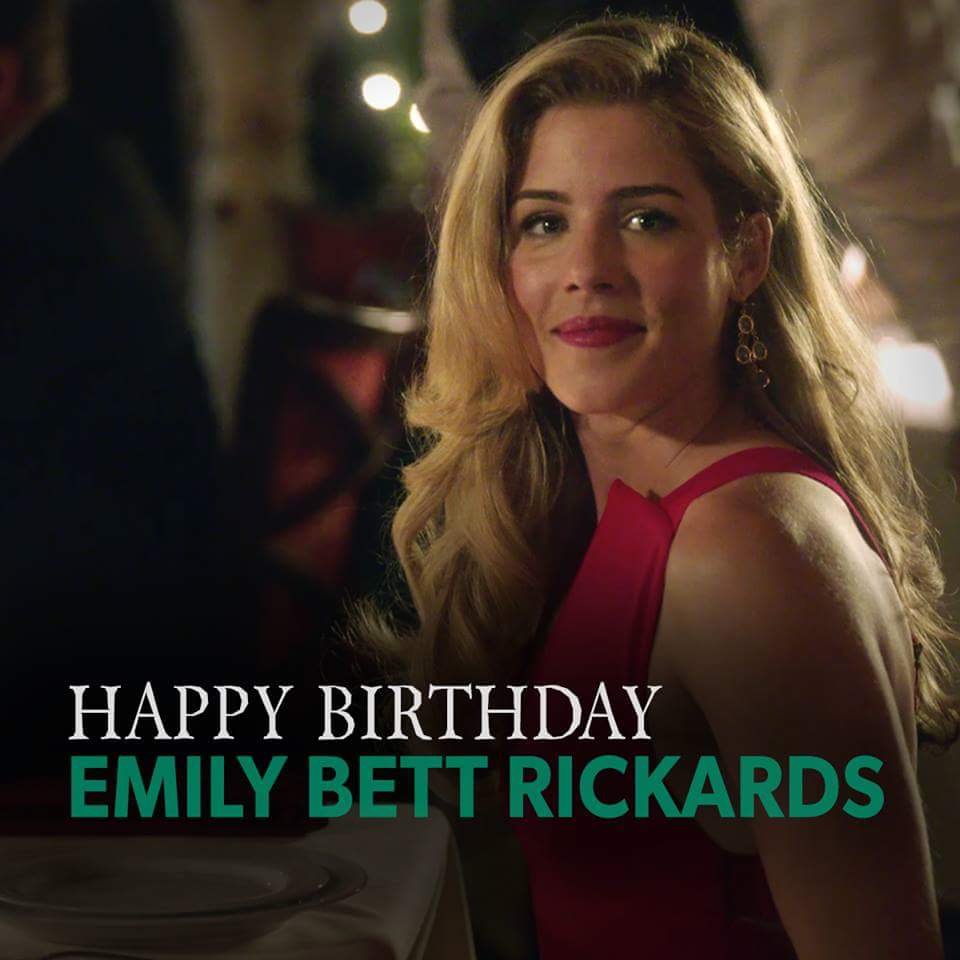 Happy Birthday Felicity aka Emily Bett Rickards   