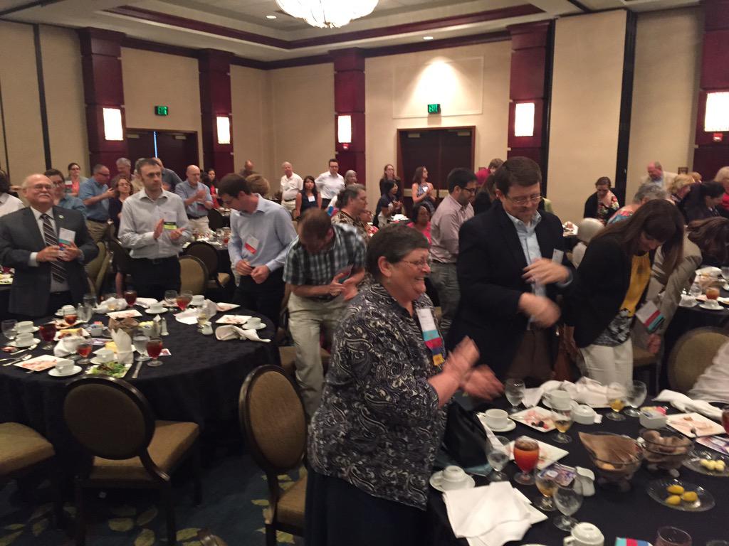 dPreservation's tweet photo. Standing ovation for David B Gracy II at #nagara2015 - I'm glad I'm not speaking right after him. http://t.co/pUbfF1sqOd