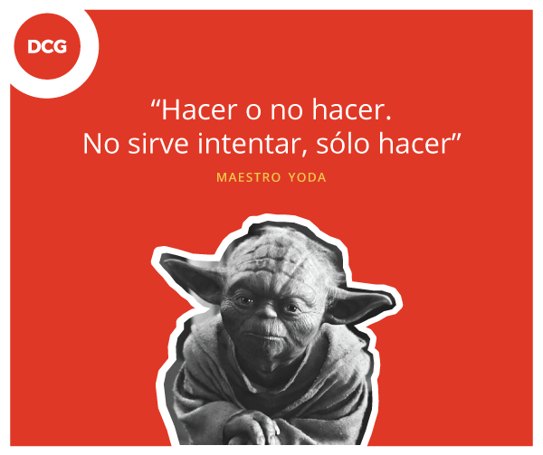 SomosDCG's tweet photo. Sabiduría para emprendedores del #MaestroYoda en DCG http://t.co/I4VbSJGPXa