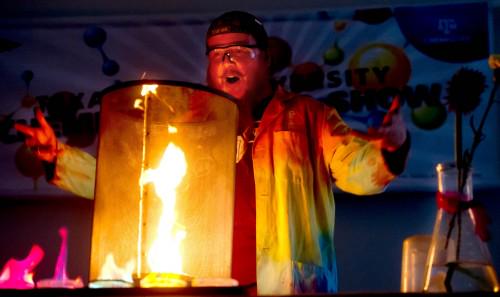 Texas A&amp;M's Chemistry Road Show is bringing #science to 22,000+ students! ow.ly/Q3iy3 #tamu