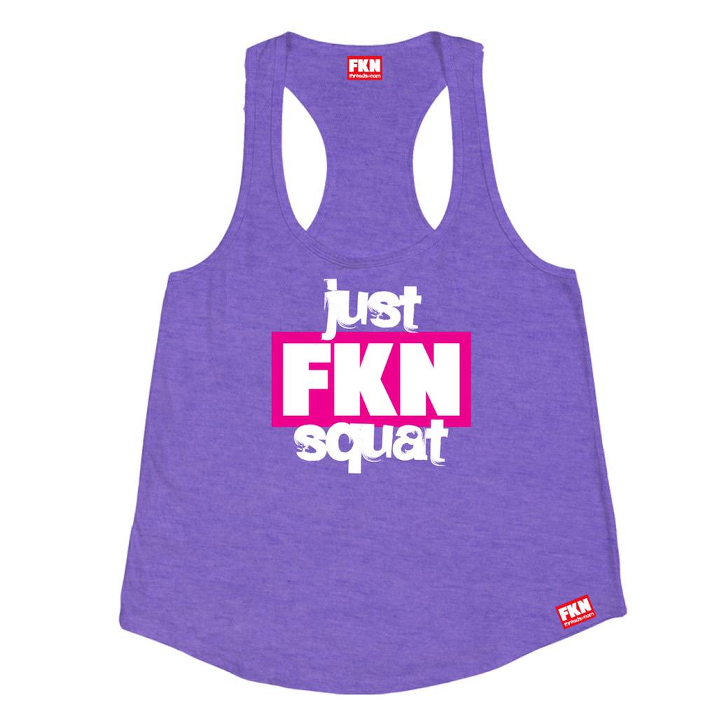 fknthreads's tweet image. Bag yourself a JUST FKN SQUAT Girls Racerback Tank ~ Simply RT &amp;amp; follow for a chance to win! Winner drawn 12pm