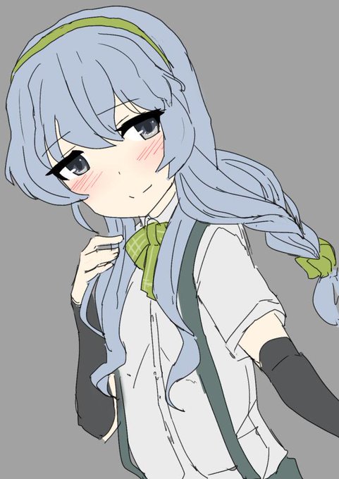 ('・ω・`)遅刻しちゃった。山雲ちゃん
#艦これ版深夜の真剣お絵描き60分一本勝負
#艦これ版真剣お絵描き60分一本勝負_20150724 