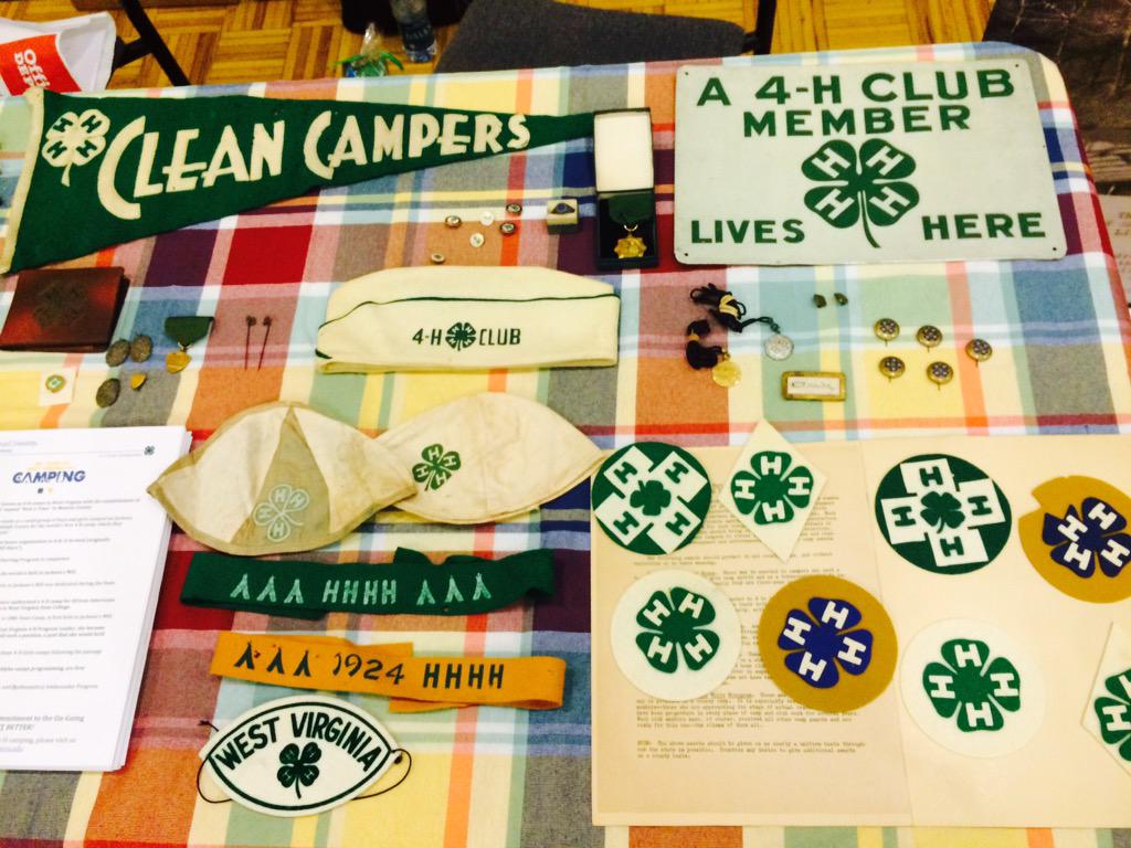 WVUExtension's tweet image. The #State4HDays historic walk-through features 4-H artifacts dating back to the 1920s. #WV4H #HowHow