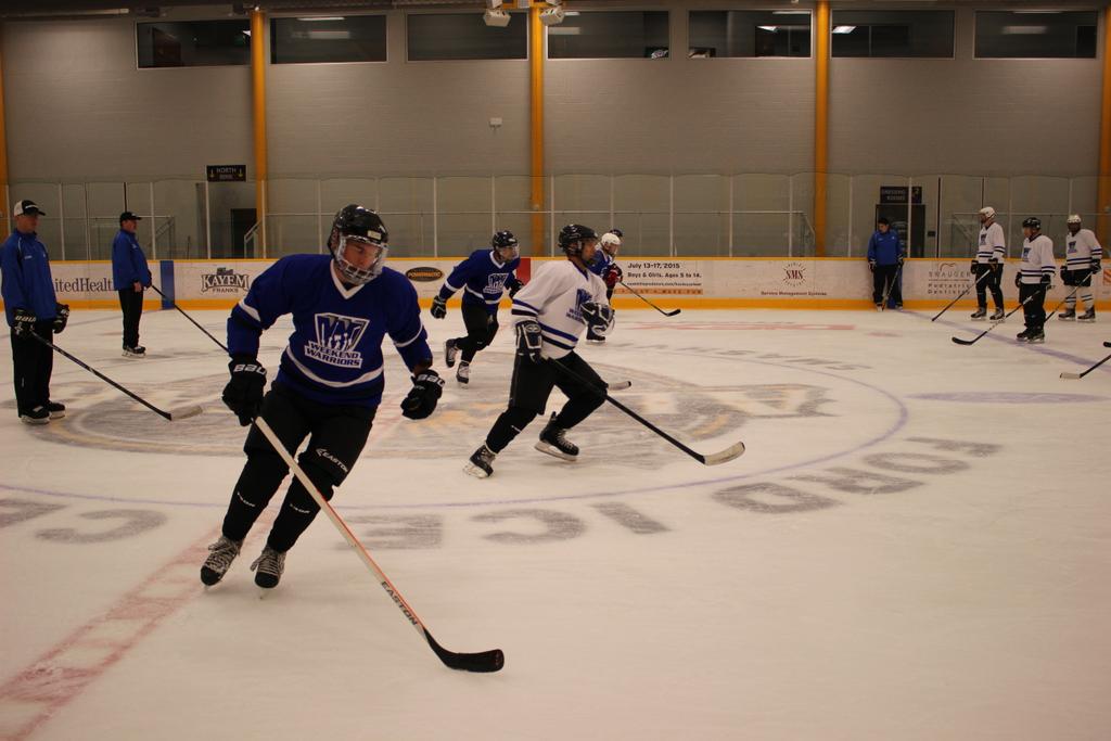 wwadulthockey's tweet photo. Stops and starts.  It must be Friday morning.  #Nashville2015 http://t.co/4fniYOasjL