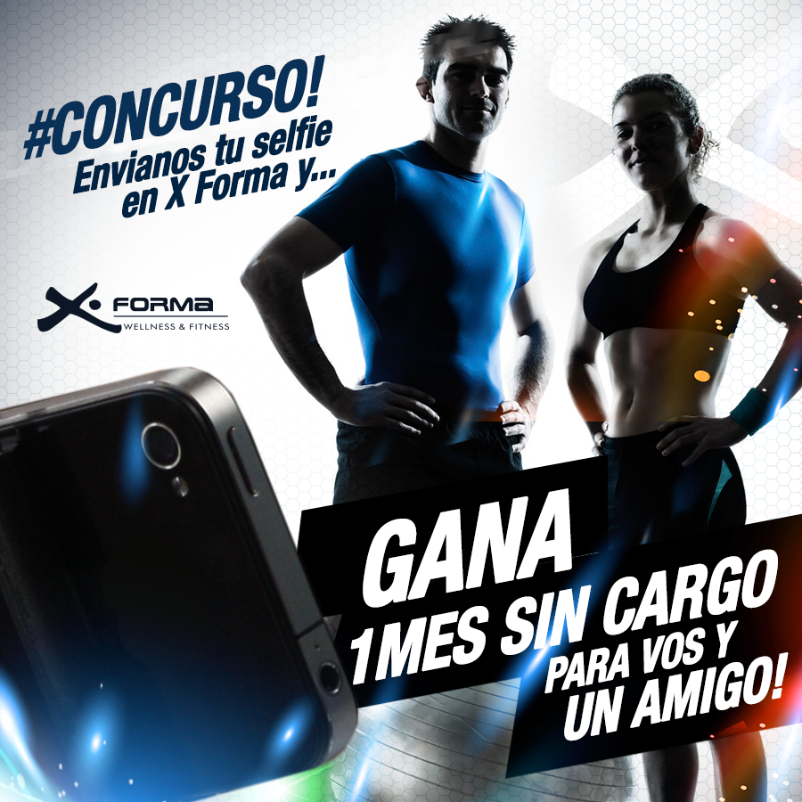 gymxforma's tweet image. Sorteo! Envianos tu selfie en el gym y el 1/08 sorteamos! Premio: Mes gratis en #XForma para vos y un amigo!