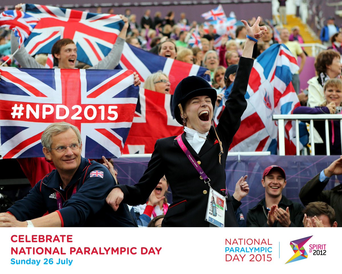 Happy National Paralympic Day, everyone! 

RT to show your support for Paralympic sport in the UK. #NPD2015
