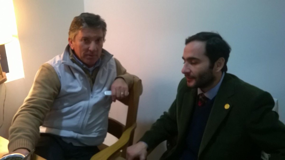 O. Luchessi, pte <a href="/LimousinARG/">Limousin Argentina</a>, arranco hce 18 rurales c mucho esfuer. En #HerefordyLimousin tnms mucho para contar!