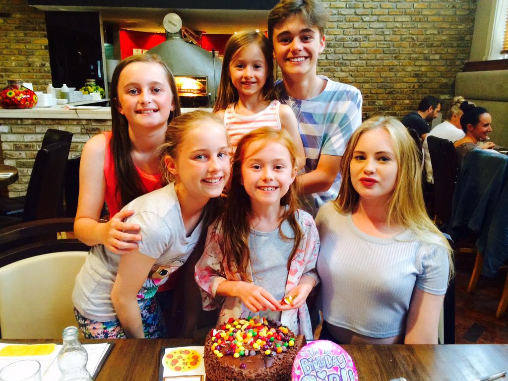 cousins all together yesterday for my beautiful nieces birthday! #closecousins #5girls #1boy #luckytohaveeachother