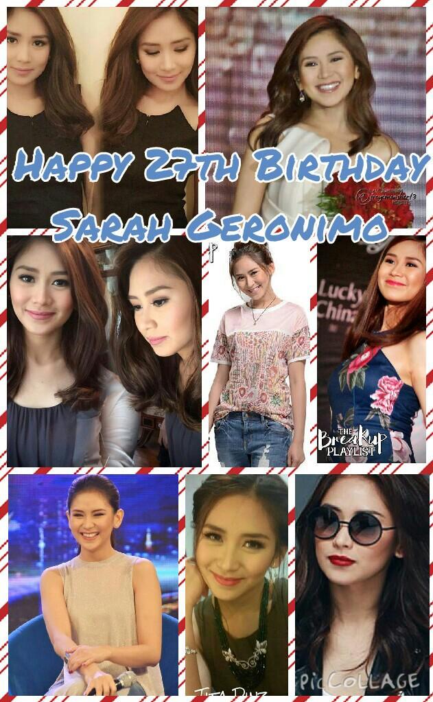 Happy Birthday Sarah Geronimo !!!!
I LOVE YOU!!! 