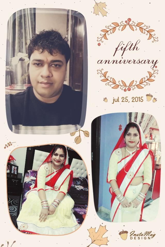 aggarwal26sanju's tweet photo. Hello dosto mere fifth(5th) wedding anniversary haiii..... http://t.co/f3rixrTbQt