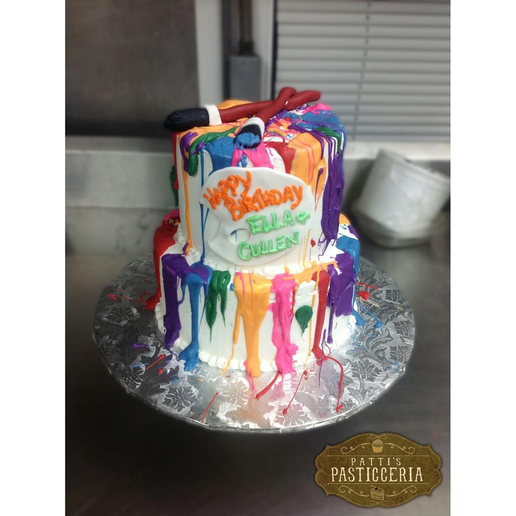 Patti_Bakery's tweet photo. Such a colorful and expressive birthday cake! #bakery #pattisbakery #birthdaycake #cake #art http://t.co/Ssbq8qZR1P