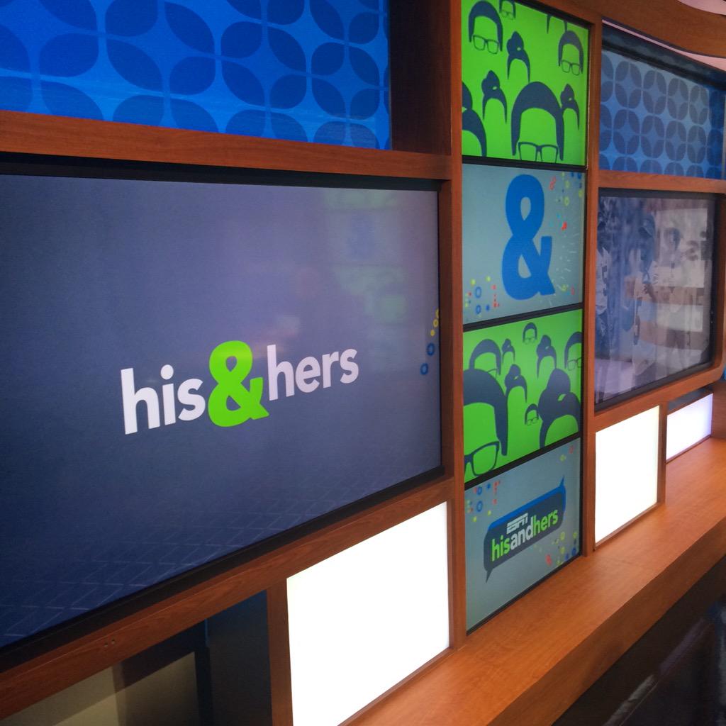 His And Hers on Twitter &quot;Check out today�s show at 2pm ET on ESPN2