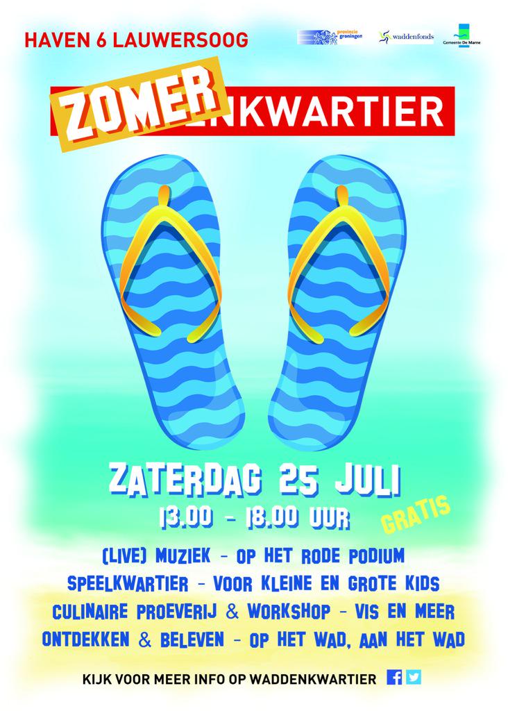 Dus, laarzen en regenjas mee,morgen is het gewoon zomer! Alles ook heel leuk binnen in alle locaties <a href="/Waddenkwartier/">Waddenkwartier</a>