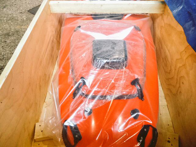 Jetukltd's tweet image. Another Jet Kayake off to the Vinyl wrappers to do their magic,