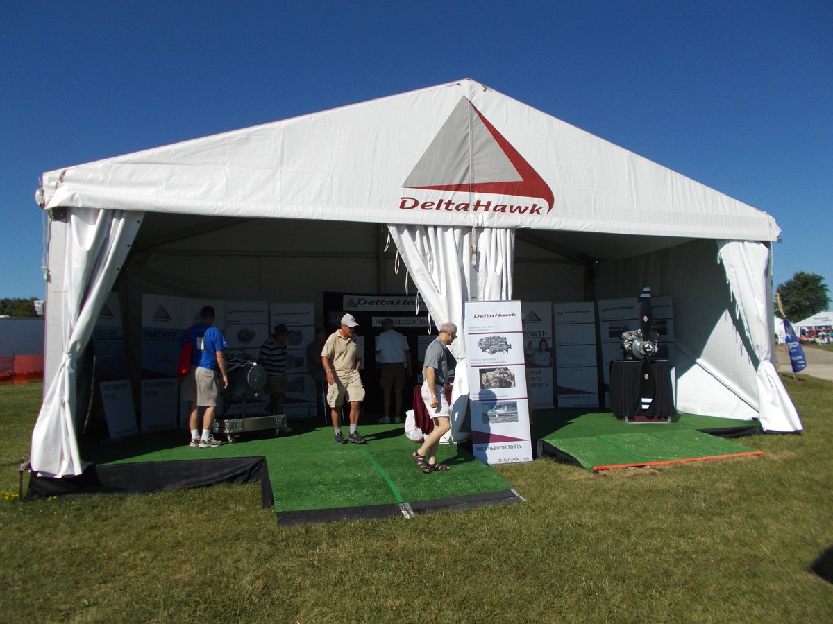 DeltaHawkEngine's tweet photo. Last chance to visit with #DeltaHawk #live at #OSH15. Booth #177.
It's been a great week. Thanks, #EAA! http://t.co/Fbisz3sHcc