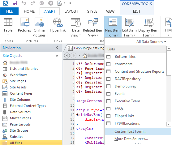 localwisdom's tweet image. Our own @chrisbycz explains how to create a @SharePoint 2013 survey. Check it out - bit.ly/1JjgsDv #LWBlog