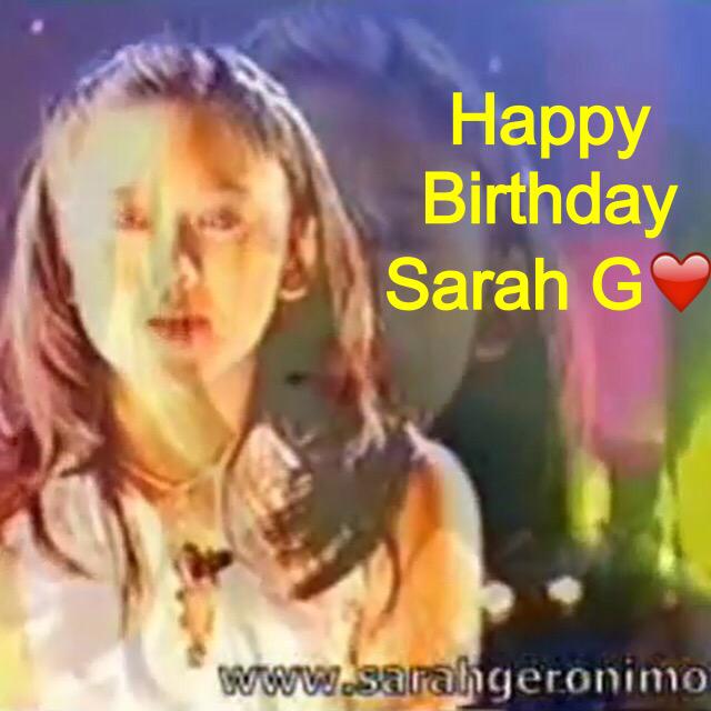 Happy27thBirthday SARAHG Happy Birthday Sarah Geronimo 