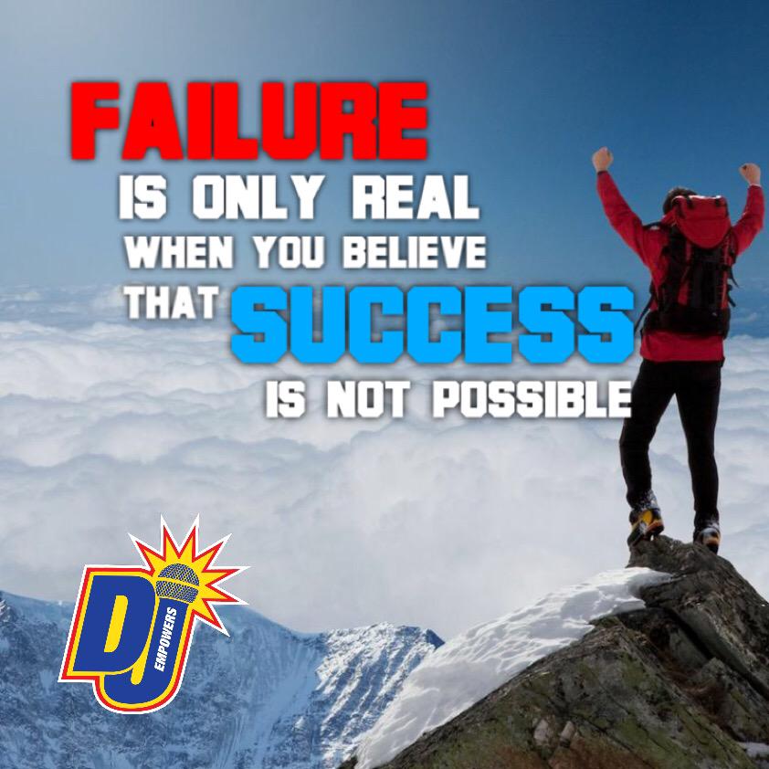 djempowers's tweet photo. #Failure is only real when you #believe that #success is not possible #ACHIEVE  #NoExcuses http://t.co/OPS2nzybyc http://t.co/k5CcoupssE