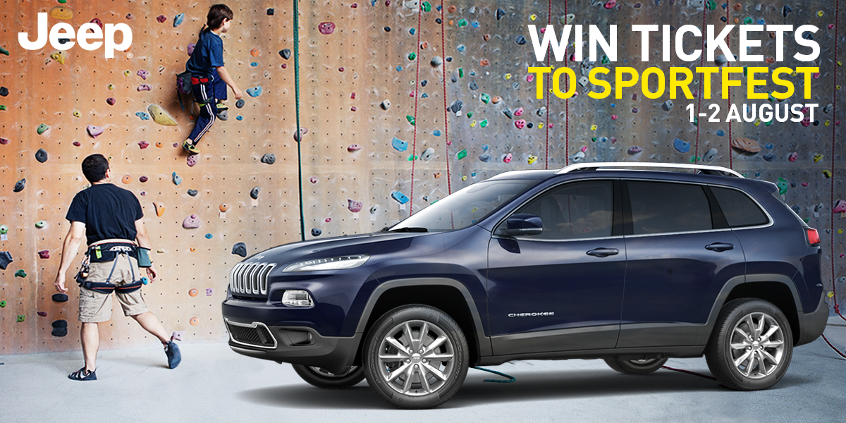 Jeep_UK's tweet photo. Jeep have Family Camping Tickets to @SportFest2015 to give away. Simply RT and follow @Jeep_UK for a chance to win. http://t.co/FVoh00xTtk