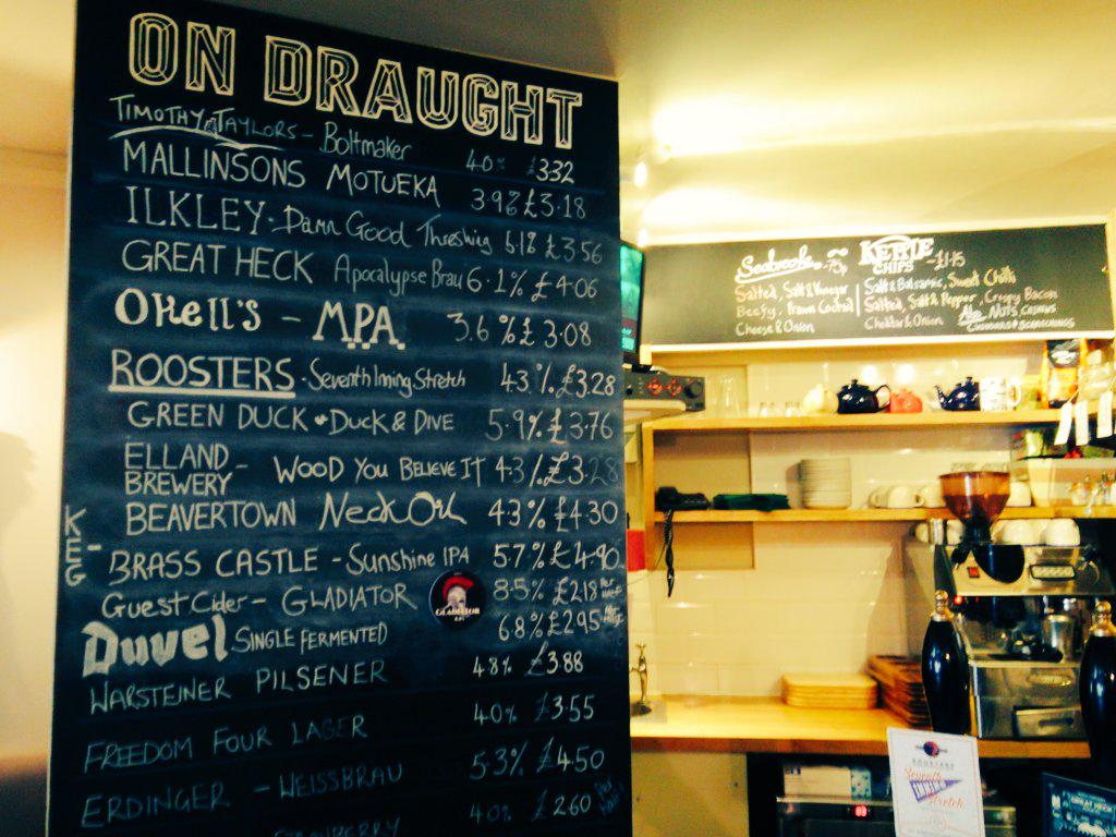 ArcadiaLeeds's tweet photo. So much beery goodness for all your #cricket and #graduation needs. http://t.co/8yCoGjQG6Y