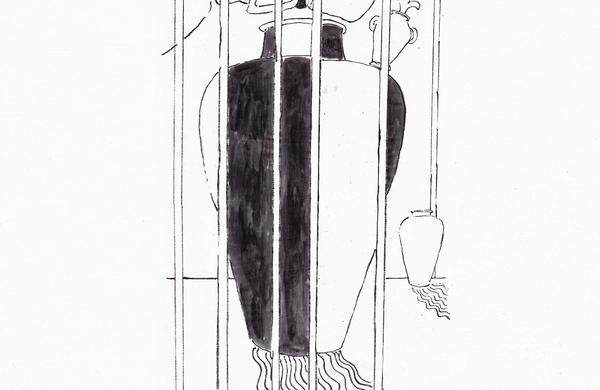 3 handmade vessels with hidden imagery; by P Goss, A Hughes &amp; J Jenkinson <a href="/V_and_A/">V&A</a> bit.ly/1g9t5WA #LDF15