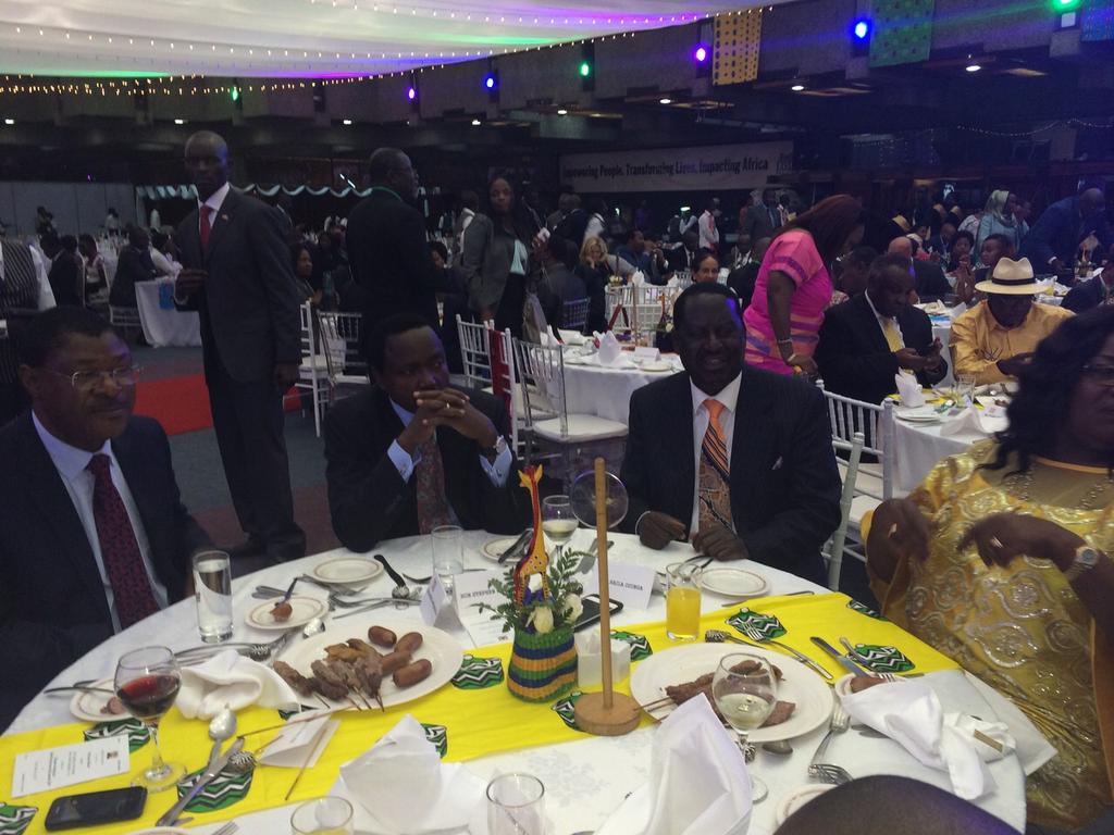 RailaOdinga's tweet photo. HAPPENING NOW: At the #GES2015Kenya Gala Dinner in KICC, Nairobi. #RAOConnect
http://t.co/ggg8PM222t http://t.co/QSDFyOxiIW