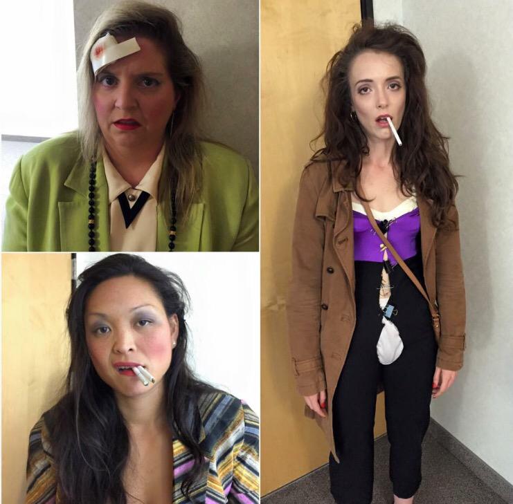 PadsTheSeries's tweet photo. Off to shoot 3 more days of @PadsTheSeries w/ these ladies! #friendsonset #actors #producers #writers #80s #comedy http://t.co/dbGXGN0eT7