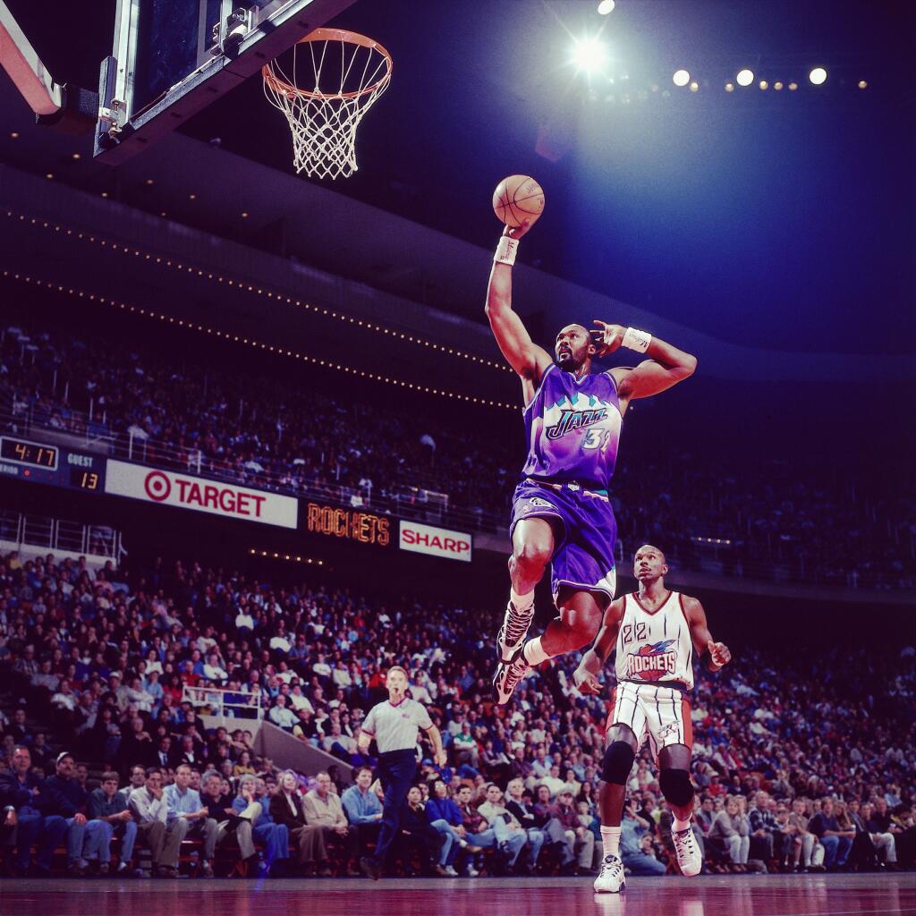 Happy 52nd birthday to \"The Mailman\", Karl Malone. He currently has the 2nd most points scored in NBA history. 