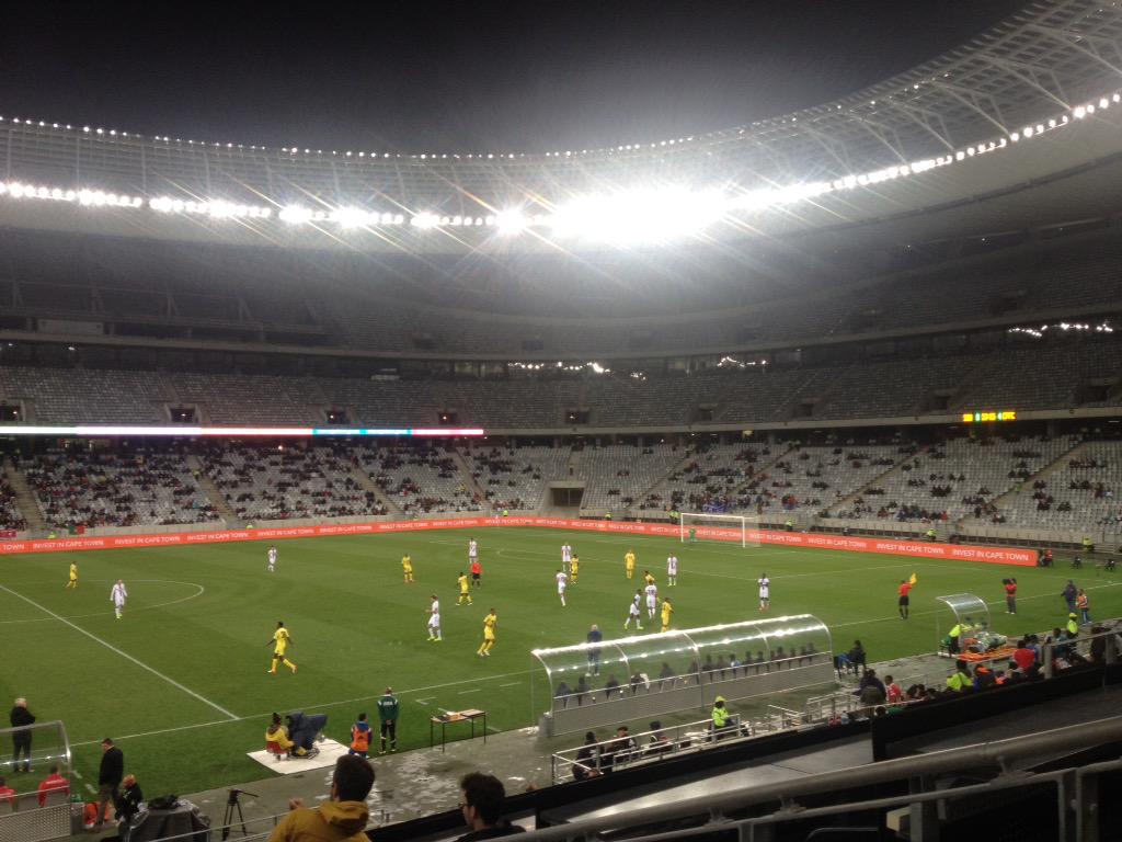 cher176's tweet photo. Lovely night for footie yeah! #CTstadium #ssucpfc @CPFC @SuperSportFC @ianthe1van @ByronChizzy http://t.co/rTlIf3LFgy