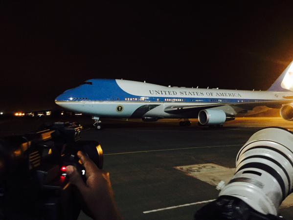 cgtnafrica's tweet image. US president Barack Obama has officially landed at the Jomo Kenyatta international airport #ObamaReturns