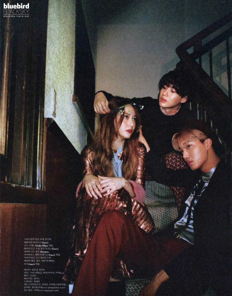 Photoshoot kai and krystal Are EXO's