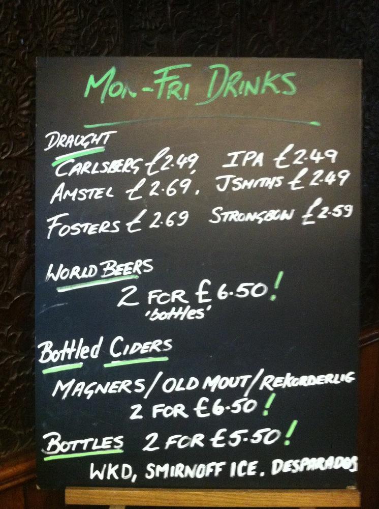 Friday night , loads of great offers with DJ til late #drinks #dj #carlsberg #cambs #food