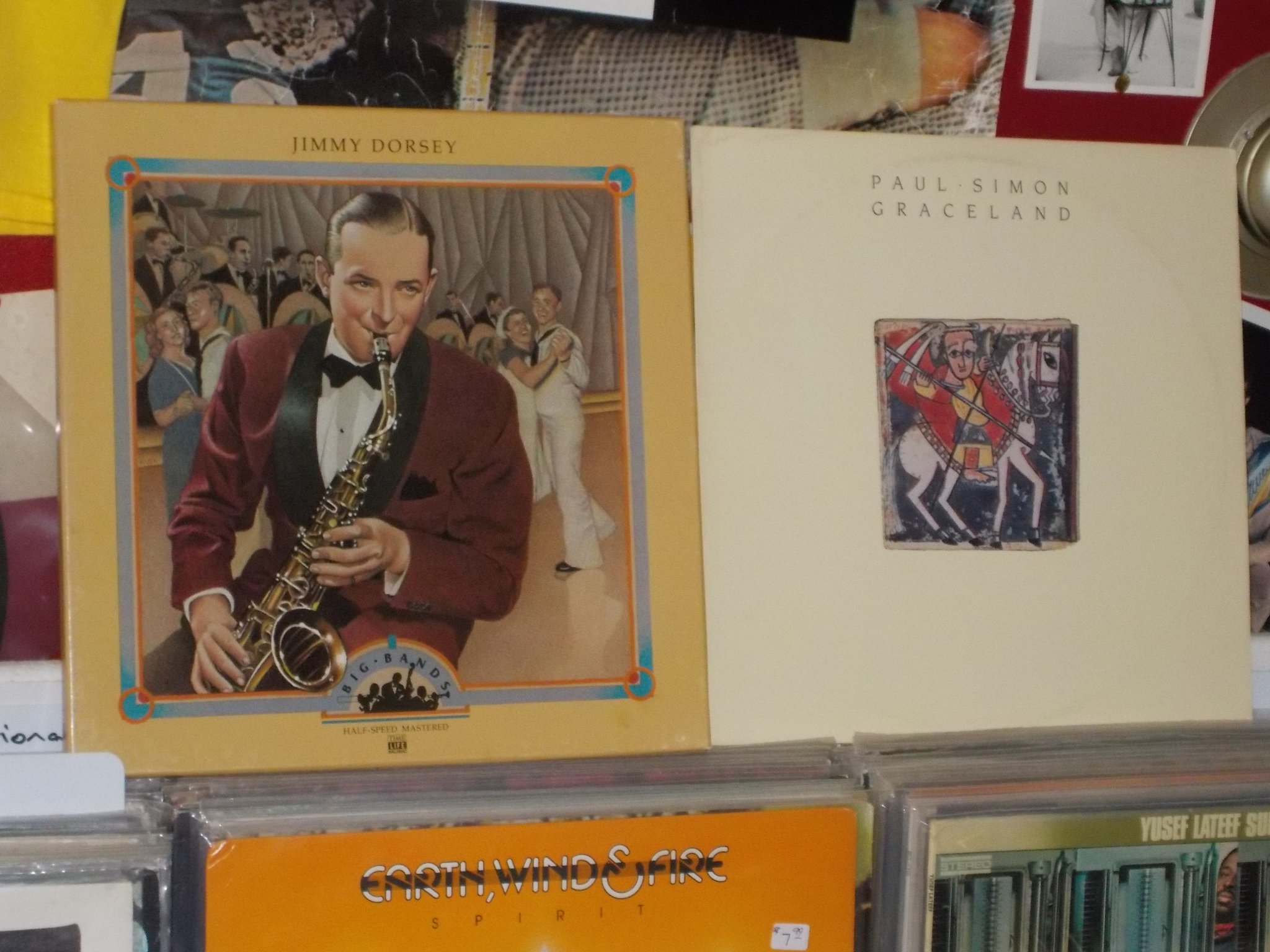Happy Birthday to the late Bob Eberly of Jimmy Dorsey Band and Jon Faddis who played on this Paul Simon lp 