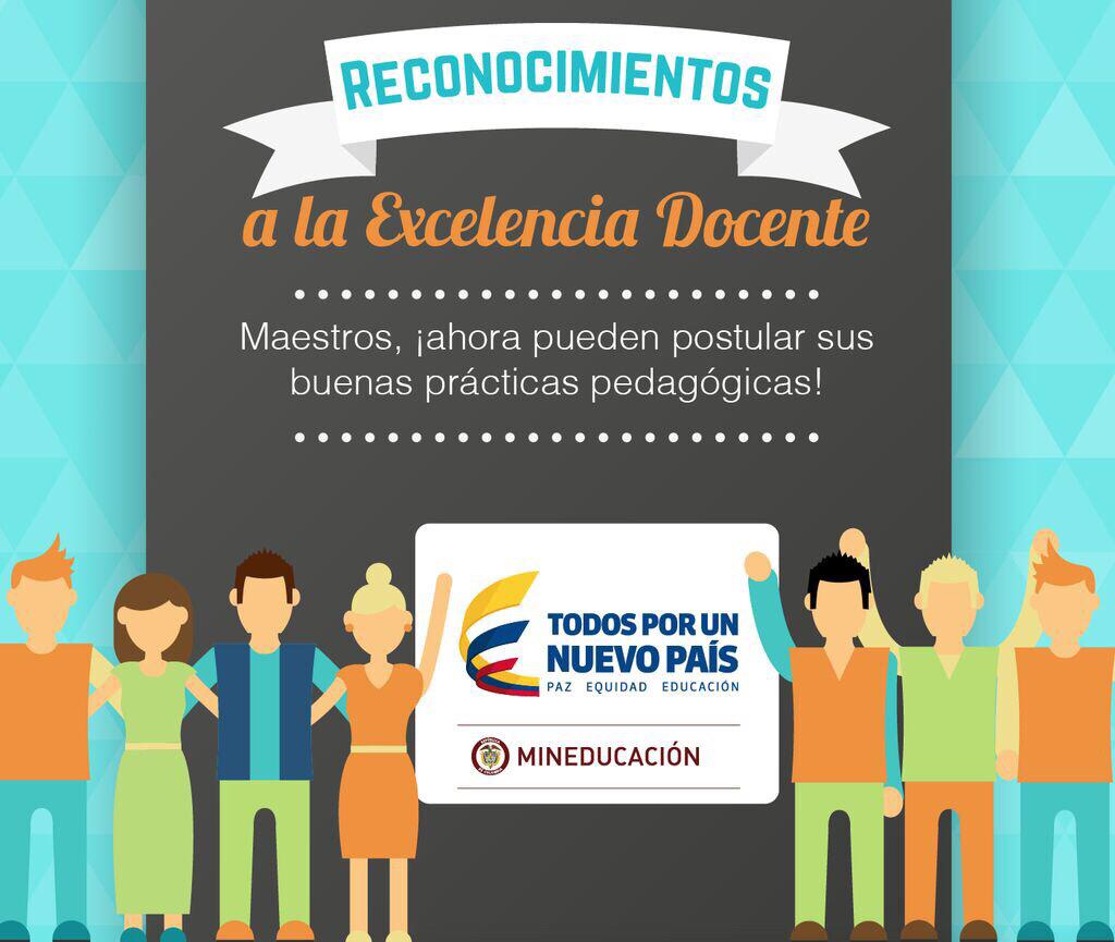 Reconocimientos a #ExcelenciaDocente ¡Todos los maestros pueden participar @ColombiaAprende aprende.colombiaaprende.edu.co/es/reconocimie…