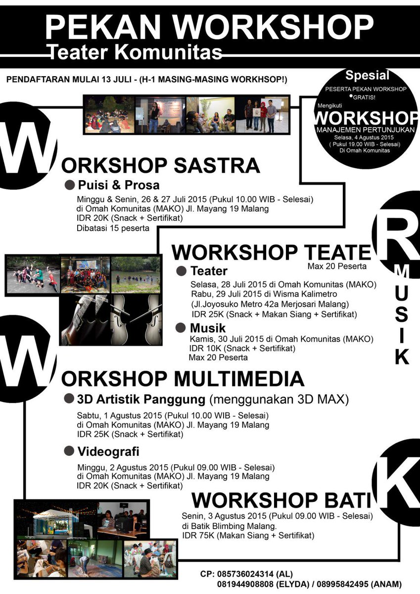 Teater Komunitas tweet media