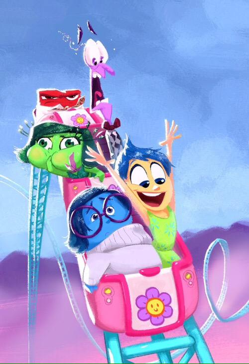 ScaredOfThings's tweet image. I have no idea how you all get me on this roller coasters #InsideOutRP #InsideOut #Fear #Disgust #Joy #Sadness #Anger