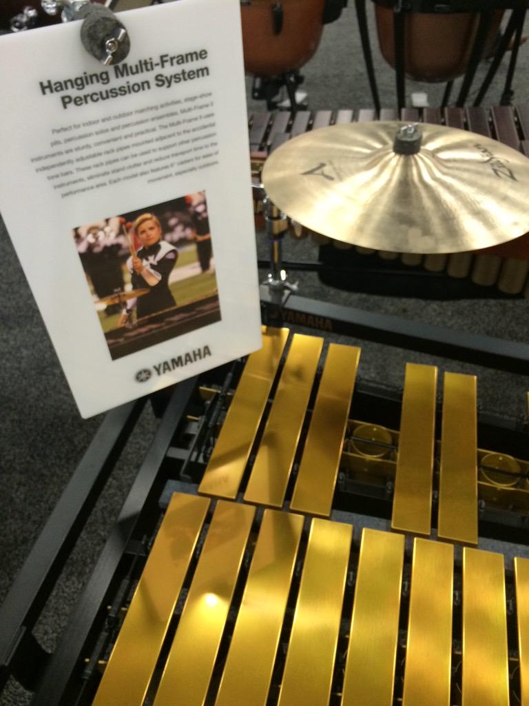 YamahaPerc's tweet photo. We have the @Crossmen represented at #tba2015 #multiframe #goldbarvibes http://t.co/xknr7aZbqf