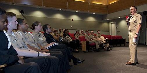 USNavy's tweet image. MCPON welcomes @interACTTroupe to #Pentagon: 1.usa.gov/1JCmx9T