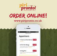 PiriPronto's tweet photo. Enjoy your Piri Pronto #takeaway without even leaving the house - we'll deliver to your door! #Cardiff #PiriPiri http://t.co/IbIZDH1XSD