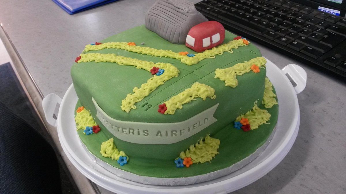 The cake version of Chatteris airfield :-) #norfolkhour