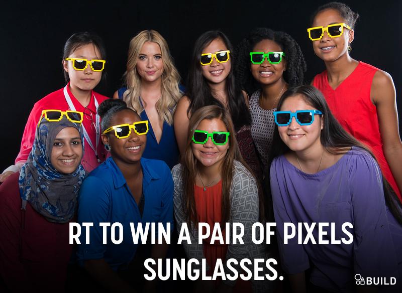 BUILDseriesNYC's tweet image. #RTtoWin a pair of @PixelsMovie sunglasses! Winners will be chosen on Monday July 27th! (US only, 1 entry per person)